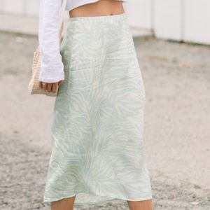 NWT Pistola Zebra Midi Skirt